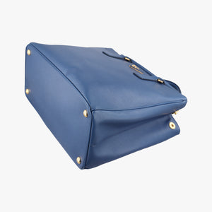 Vintage Prada Galleria Blue SAFFIANO Leather BN2274 handbag | stylenewstar