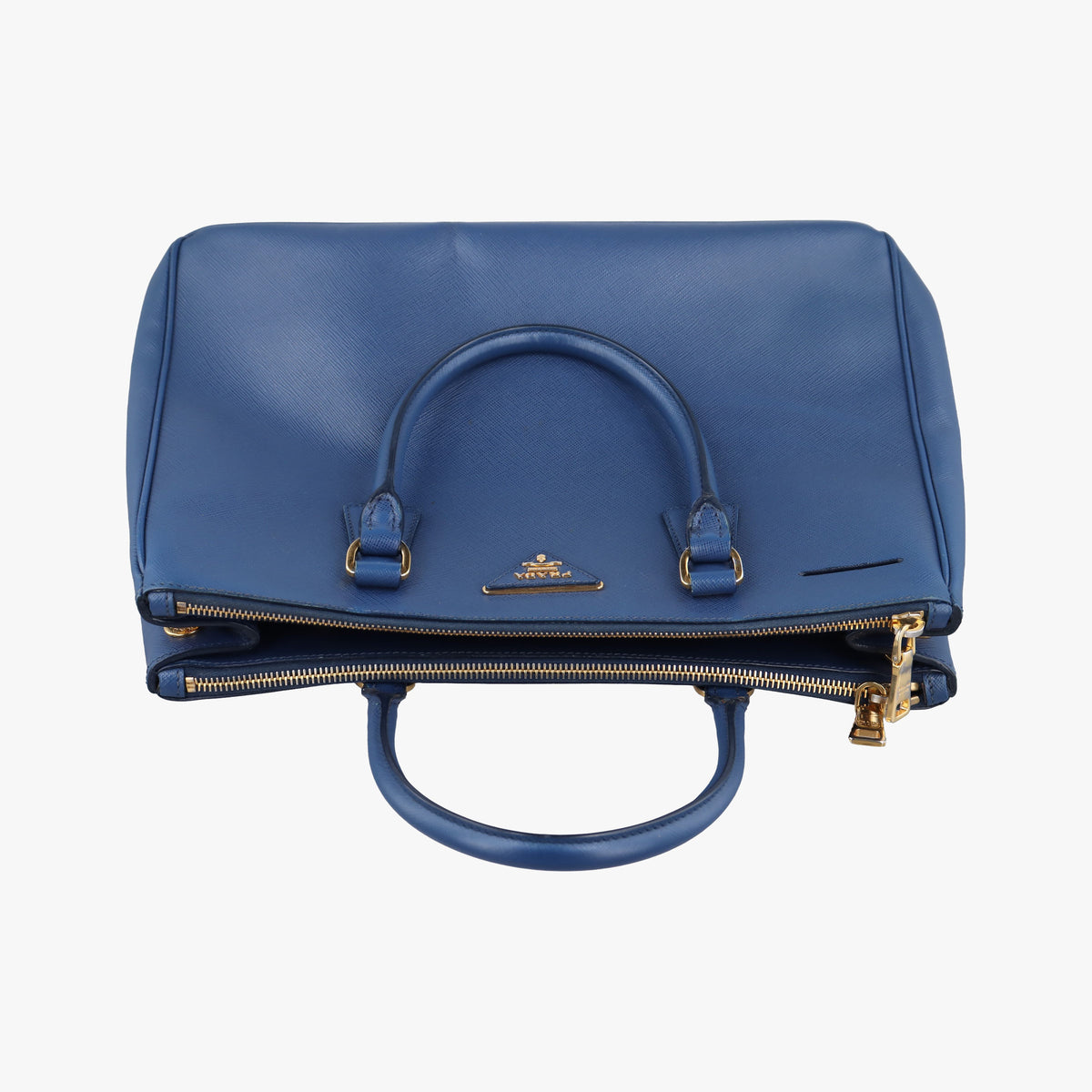 Vintage Prada Galleria Blue SAFFIANO Leather BN2274 handbag | stylenewstar