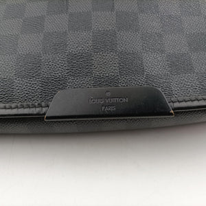Pre-owned Louis Vuitton DANIEL MM Noir Damier Graphite N58029 shoulderbag | stylenewstar