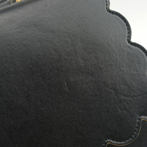 Pre-owned Fendi KAN I Black Leather 8BT283 shoulderbag | stylenewstar