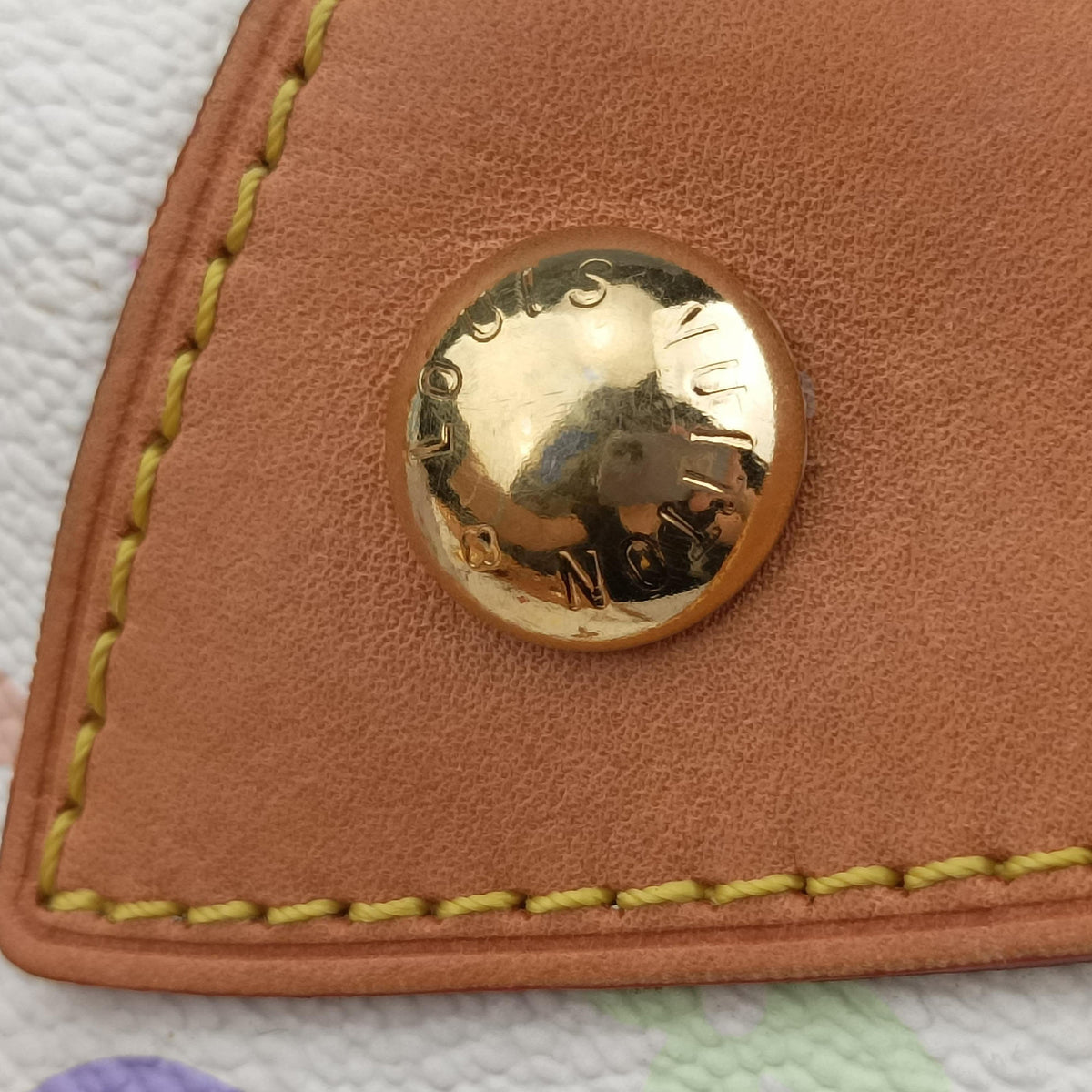 Pre-owned Louis Vuitton URSULA white Monogram Multicolor M40123 handbag | stylenewstar