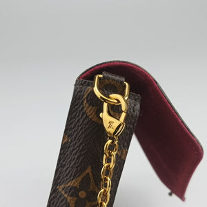 Pre-owned Louis Vuitton Pochette Felicie Brown Monogram Canvas M61276 shoulderbag | stylenewstar