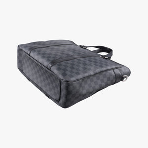 Pre-owned Louis Vuitton Tadao Noir Damier Graphite N51192 shoulderbag | stylenewstar