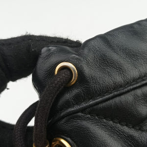 Pre-owned Gucci GG Marmont Black Leather 575163 shoulderbag | stylenewstar