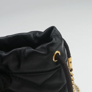 Pre-owned Gucci GG Marmont Black Leather 575163 shoulderbag | stylenewstar
