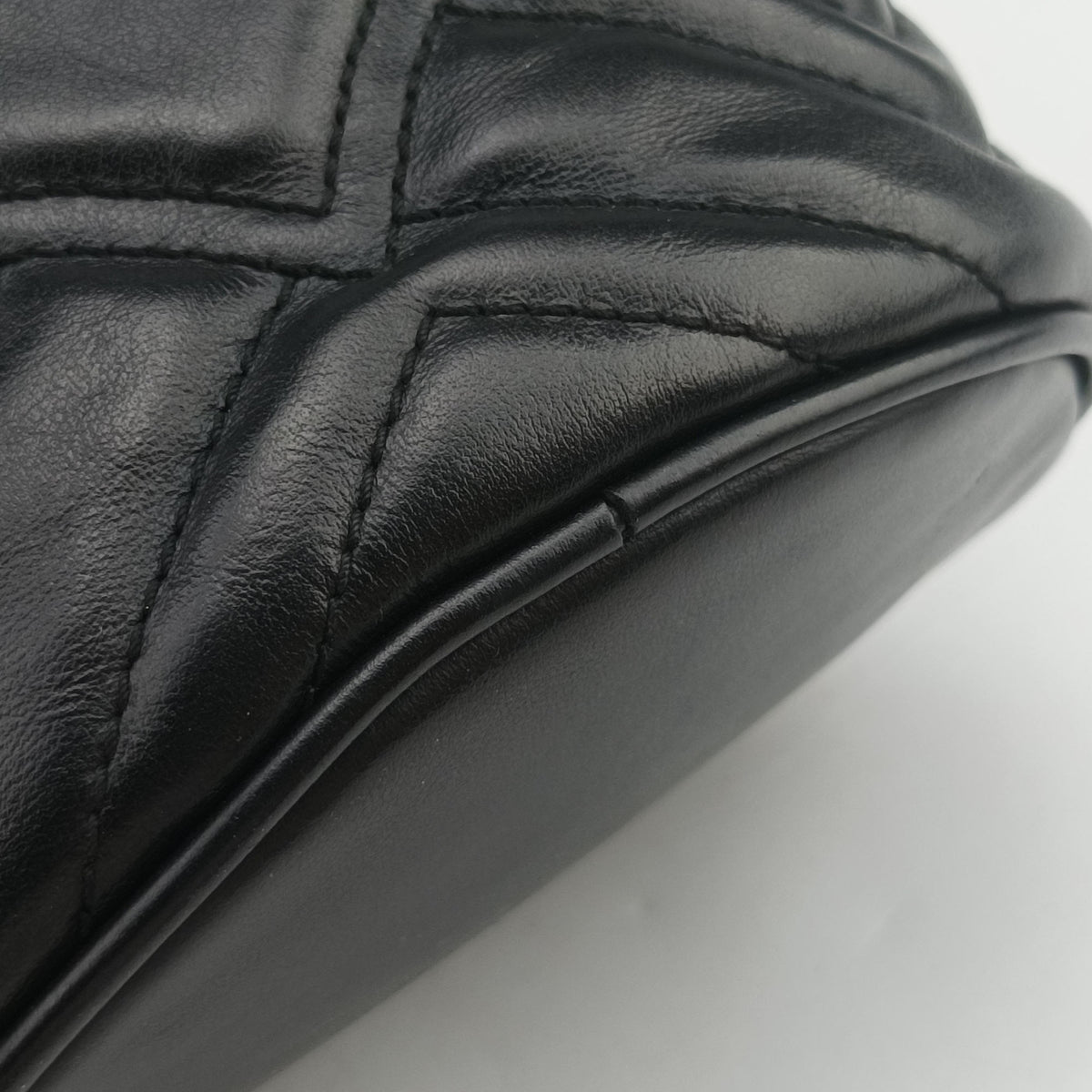 Pre-owned Gucci GG Marmont Black Leather 575163 shoulderbag | stylenewstar