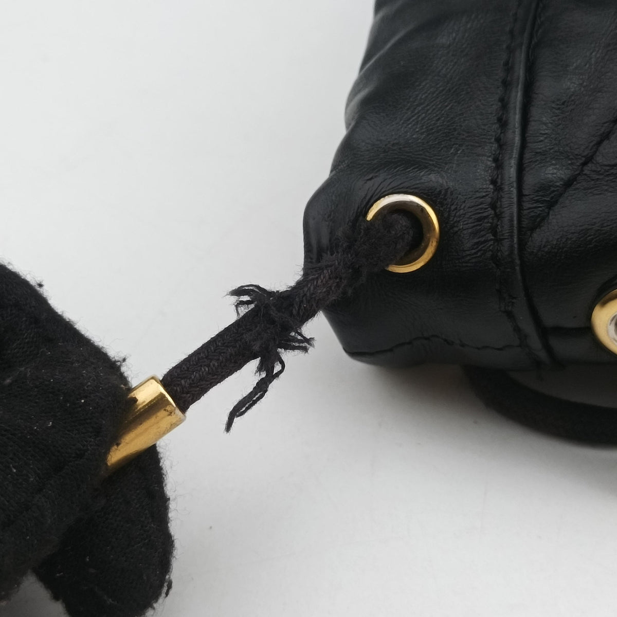 Pre-owned Gucci GG Marmont Black Leather 575163 shoulderbag | stylenewstar
