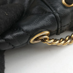 Pre-owned Gucci GG Marmont Black Leather 575163 shoulderbag | stylenewstar