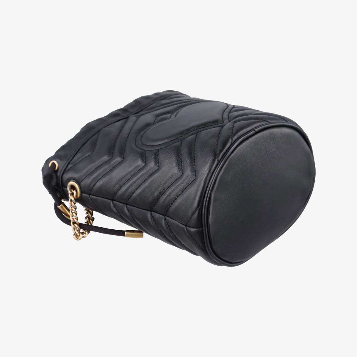 Pre-owned Gucci GG Marmont Black Leather 575163 shoulderbag | stylenewstar