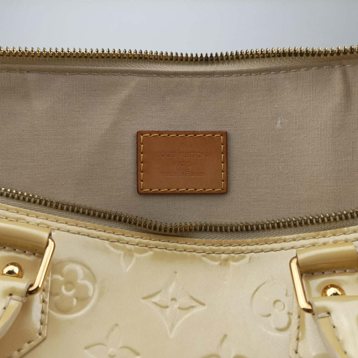 Secondhand Louis Vuitton Alma GM Broncorail Vernis M91450 handbag | stylenewstar