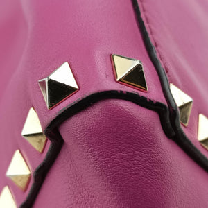 Vintage Valentino Rockstud Purple Leather  shoulderbag | stylenewstar