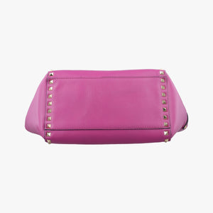 Vintage Valentino Rockstud Purple Leather  shoulderbag | stylenewstar