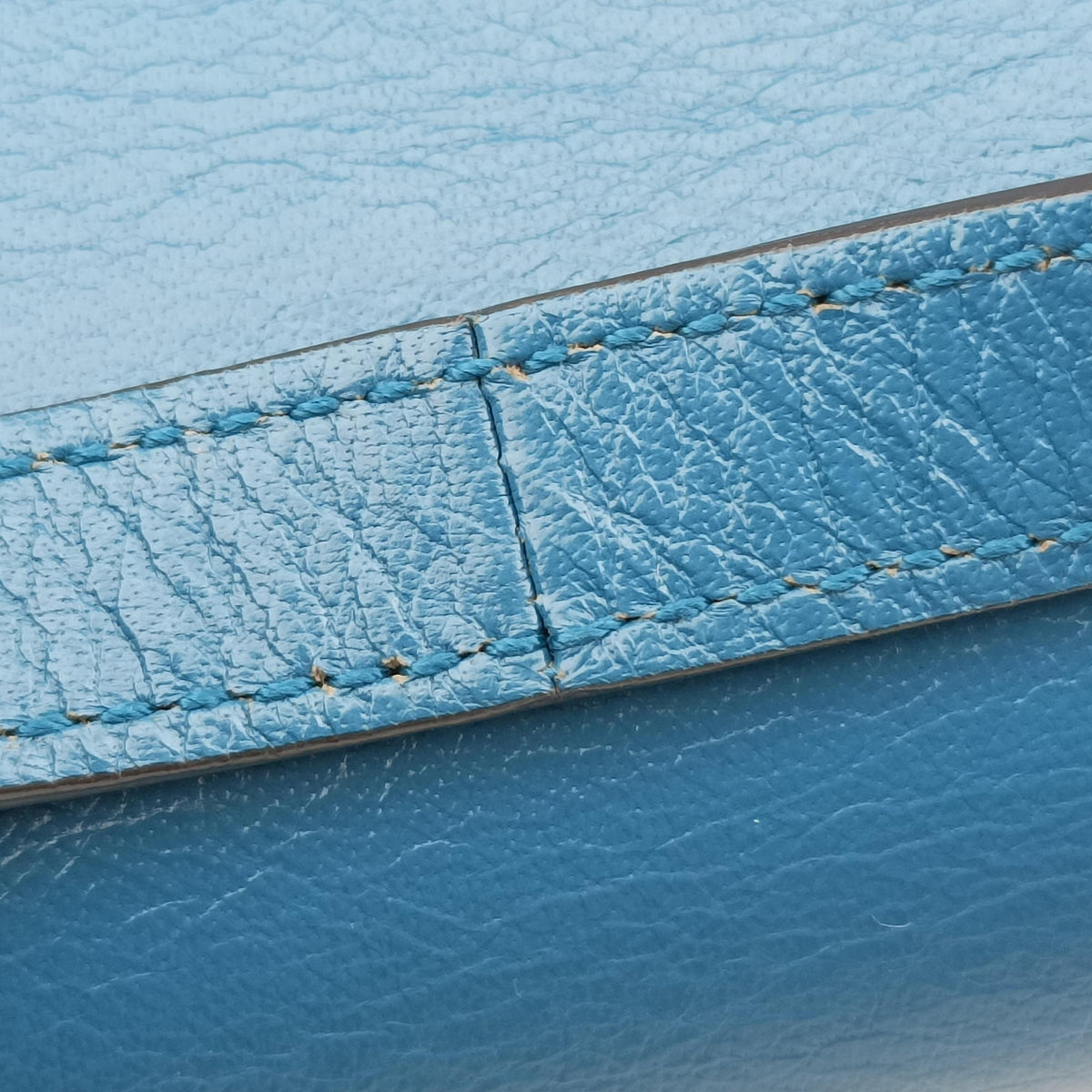 Pre-owned Gucci Thiara Envelope Animalier Blue Leather 527857 shoulderbag | stylenewstar