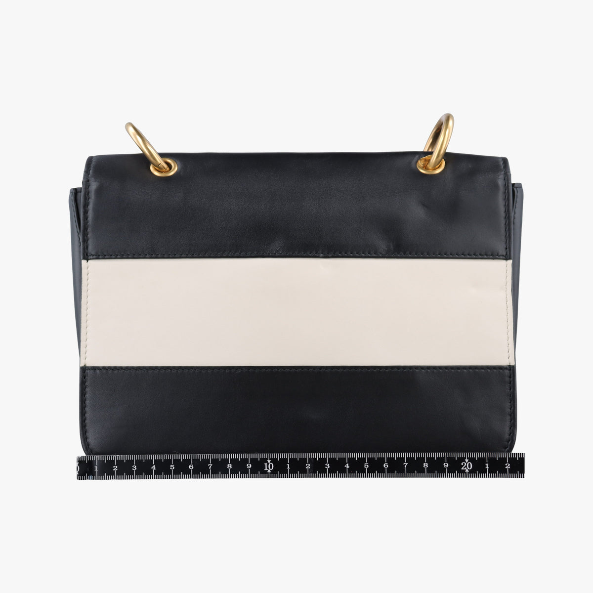 Vintage Gucci Queen Margaret Black×white Leather 476542 shoulderbag | stylenewstar