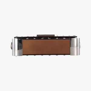 Vintage Fendi Zucca Trunk Brown PVC Coated Canvas × Leather 7VA507 shoulderbag | stylenewstar