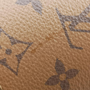 Pre-owned Louis Vuitton Cannes Brown × Black Monogram Reverse M43986 shoulderbag | stylenewstar