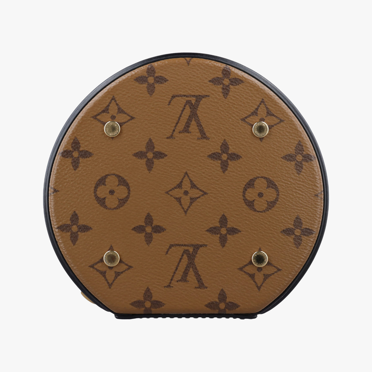 Pre-owned Louis Vuitton Cannes Brown × Black Monogram Reverse M43986 shoulderbag | stylenewstar