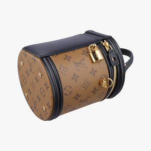 Pre-owned Louis Vuitton Cannes Brown × Black Monogram Reverse M43986 shoulderbag | stylenewstar