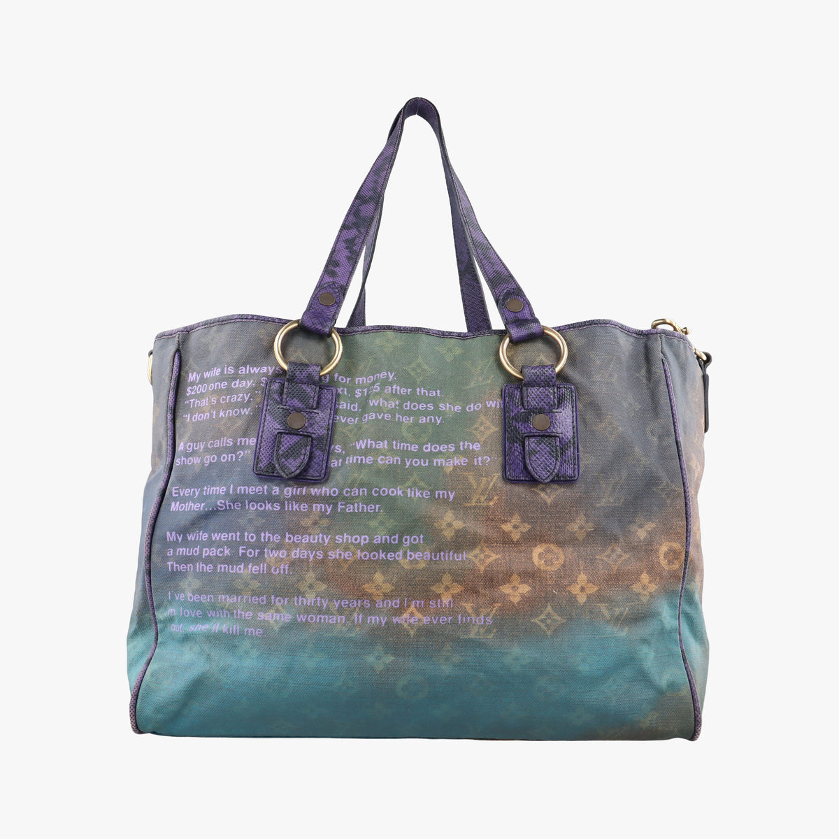 Vintage Louis Vuitton Monogram Jokes Heartbreak Brown×multicolor Monogram canvas M95740 handbag | stylenewstar