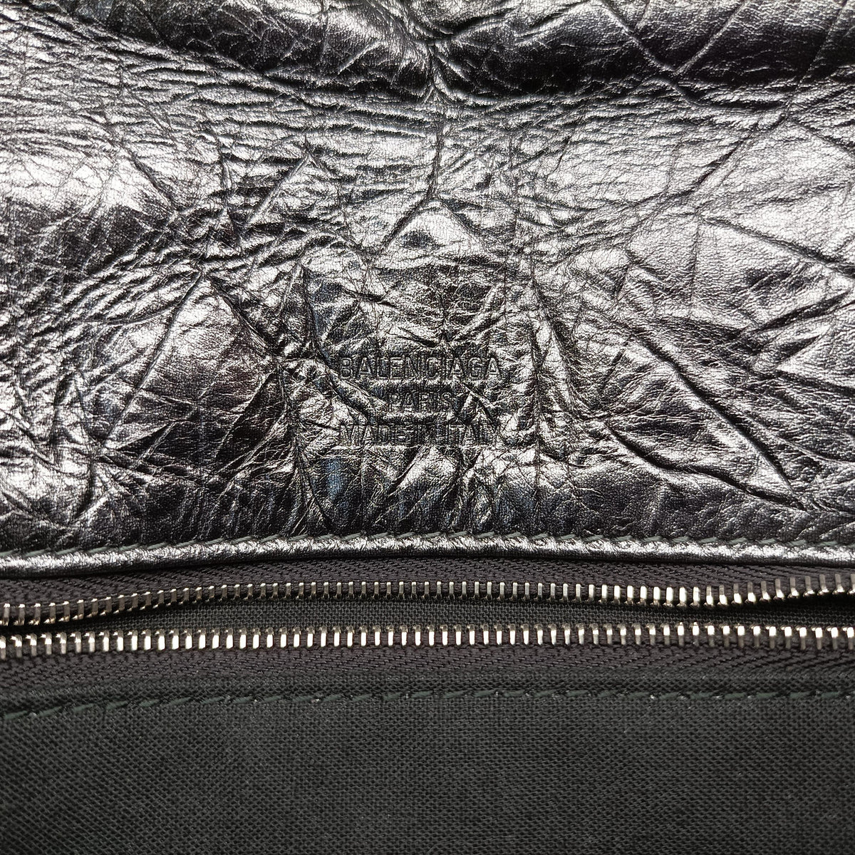 Vintage Balenciaga Monaco Small STEEL GREY Calf 787896 shoulderbag | stylenewstar