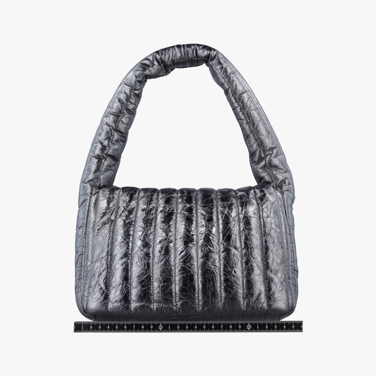 Vintage Balenciaga Monaco Small STEEL GREY Calf 787896 shoulderbag | stylenewstar