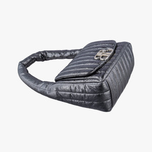 Vintage Balenciaga Monaco Small STEEL GREY Calf 787896 shoulderbag | stylenewstar