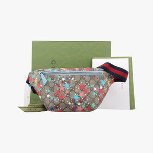 Vintage Gucci Kids Line Children's Star beige×multi PVC coated canvas 502095 bum bag/waist bag | stylenewstar