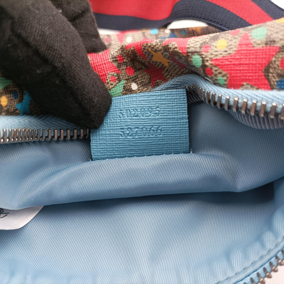 Vintage Gucci Kids Line Children's Star beige×multi PVC coated canvas 502095 bum bag/waist bag | stylenewstar