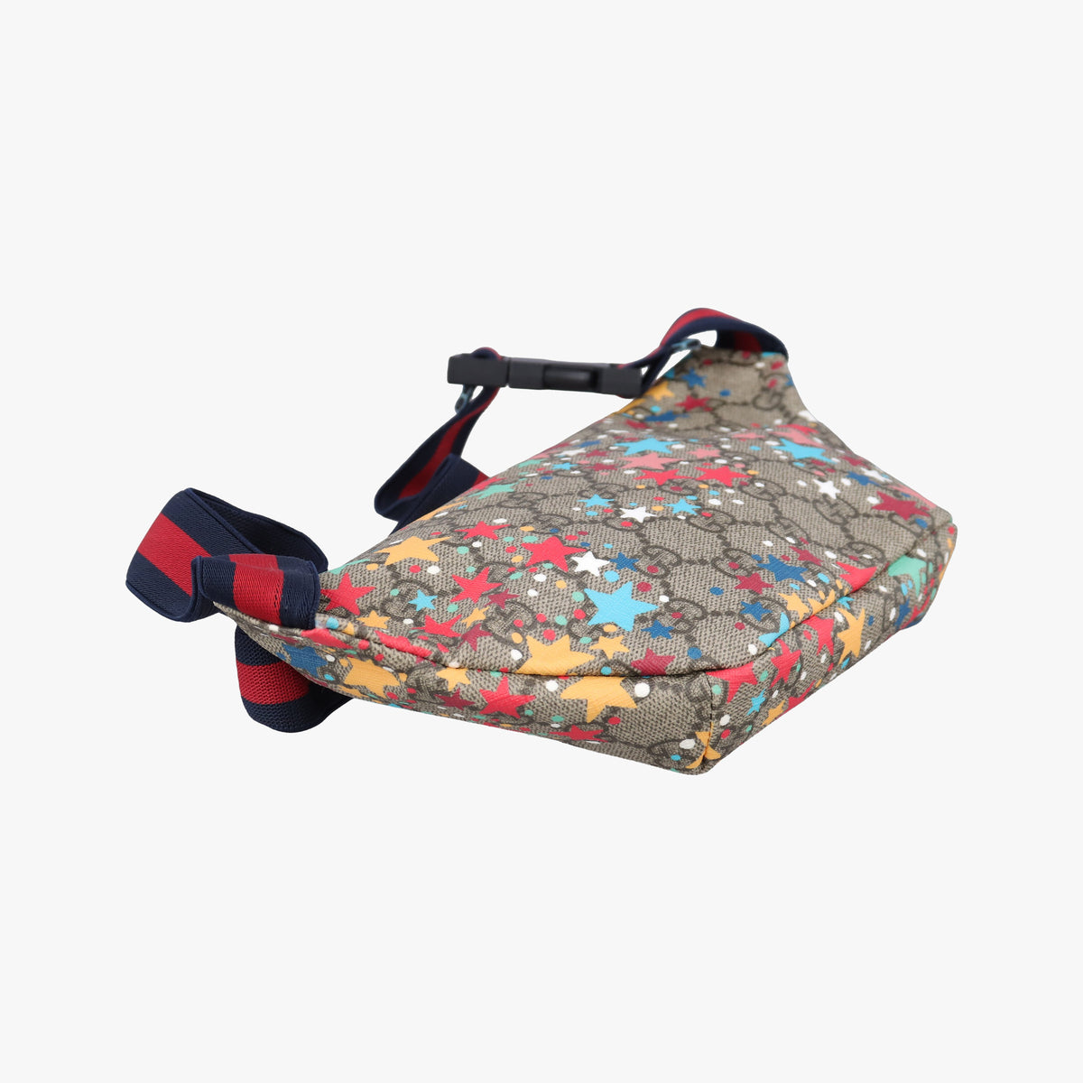 Vintage Gucci Kids Line Children's Star beige×multi PVC coated canvas 502095 bum bag/waist bag | stylenewstar