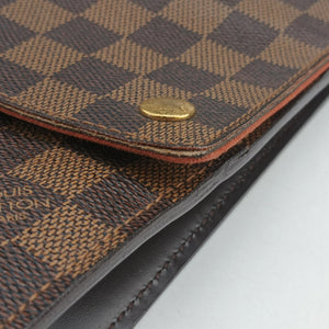 Pre-owned Louis Vuitton Portobello EBENE Damier Canvas N45271 shoulderbag | stylenewstar