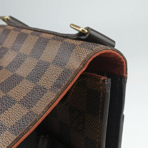 Pre-owned Louis Vuitton Portobello EBENE Damier Canvas N45271 shoulderbag | stylenewstar