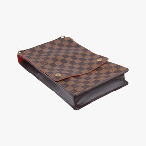 Pre-owned Louis Vuitton Portobello EBENE Damier Canvas N45271 shoulderbag | stylenewstar