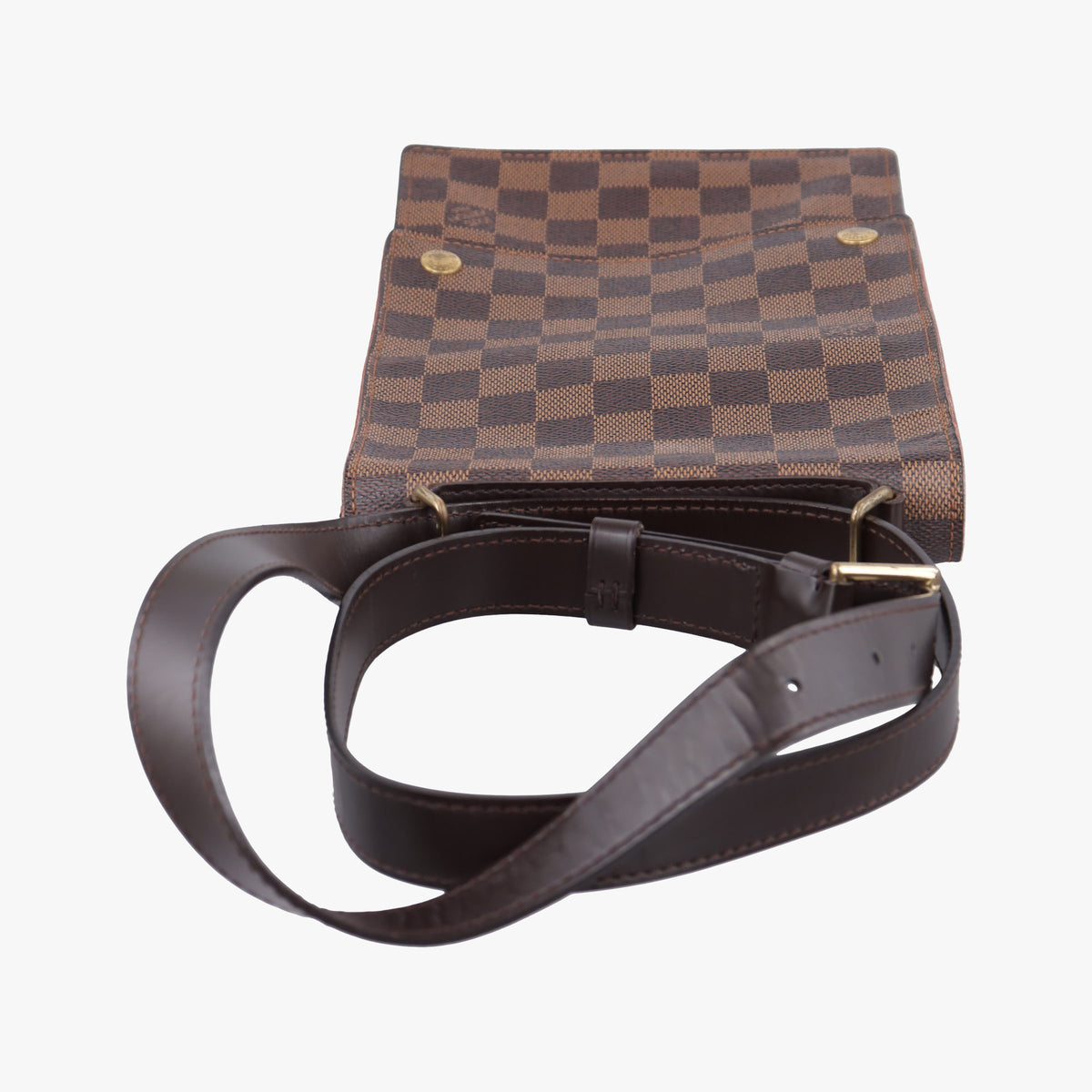 Pre-owned Louis Vuitton Portobello EBENE Damier Canvas N45271 shoulderbag | stylenewstar