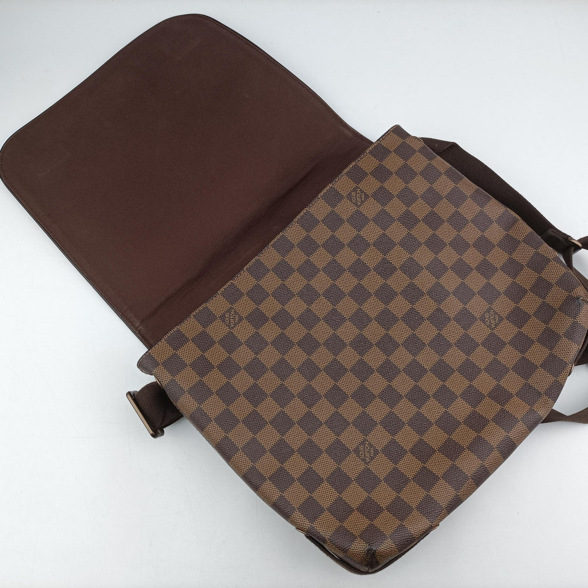 Pre-owned Louis Vuitton BROOKLYN MM EBENE Damier Canvas N51211 shoulderbag | stylenewstar