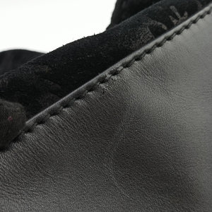 Pre-owned Gucci Soft Stirrup Black Suede 296856 handbag | stylenewstar