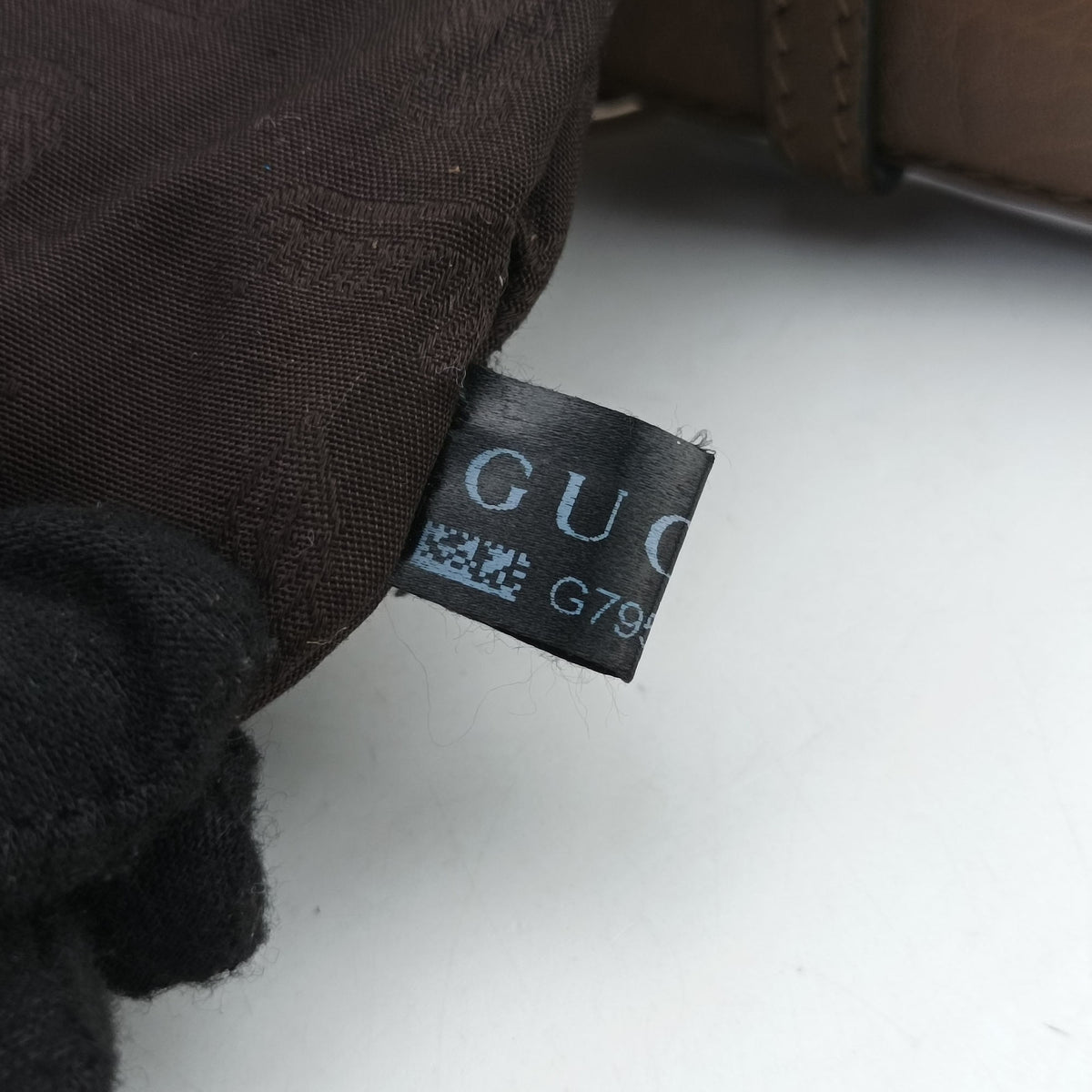 Pre-owned Gucci Horsebit Beige×Brown Suede×Leather 247602 shoulderbag | stylenewstar