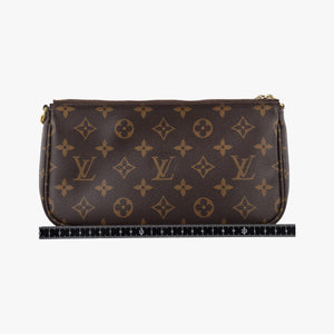 Pre-owned Louis Vuitton MULTI POCHETTE ACCESSOIRES brown×khaki Monogram Canvas M44813 shoulderbag | stylenewstar