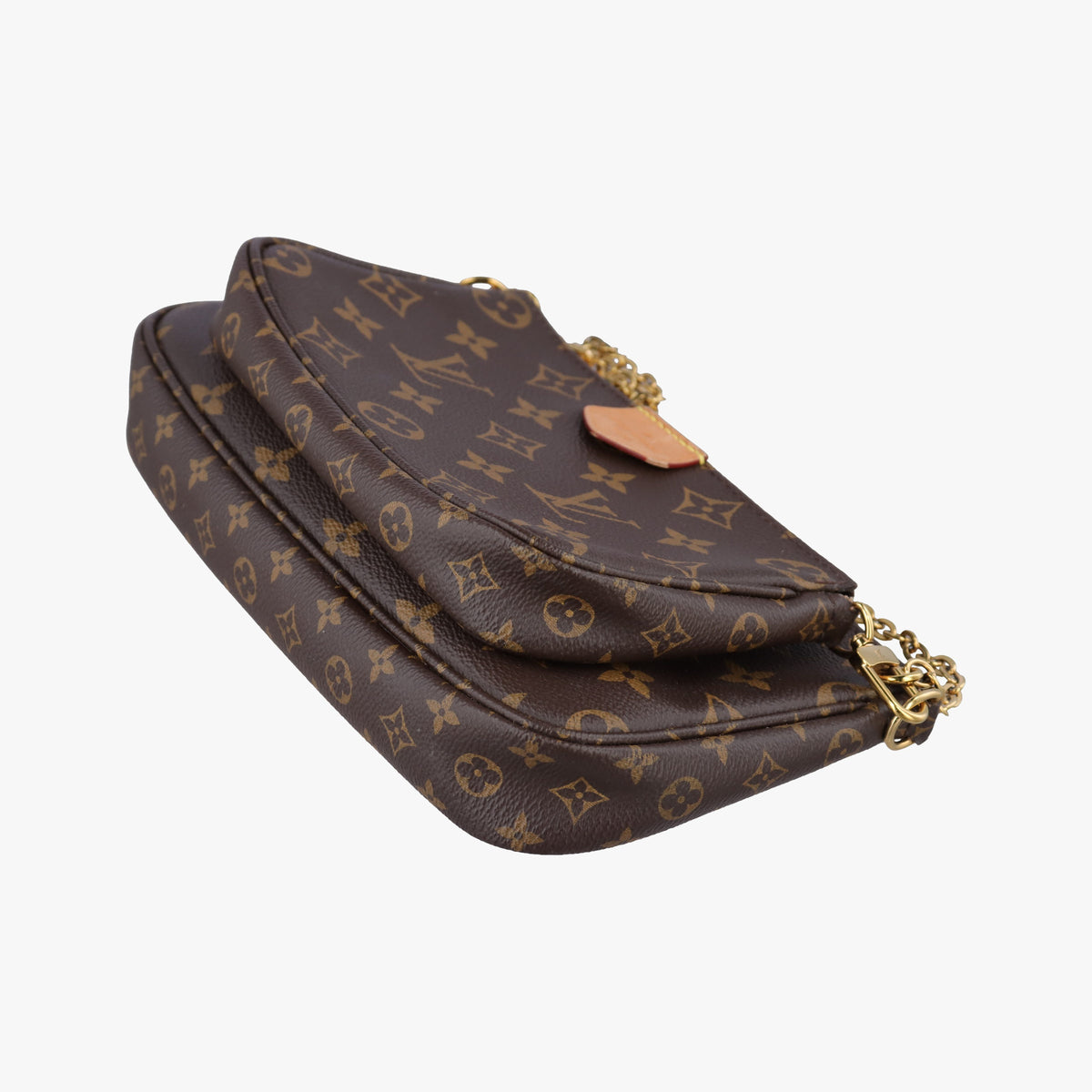 Pre-owned Louis Vuitton MULTI POCHETTE ACCESSOIRES brown×khaki Monogram Canvas M44813 shoulderbag | stylenewstar