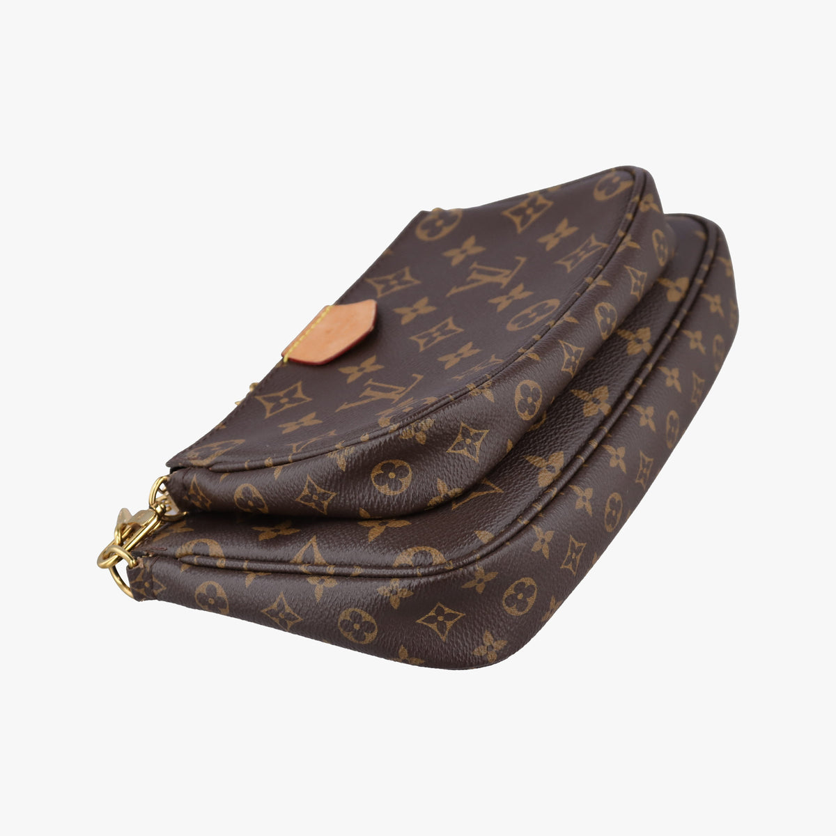 Pre-owned Louis Vuitton MULTI POCHETTE ACCESSOIRES brown×khaki Monogram Canvas M44813 shoulderbag | stylenewstar