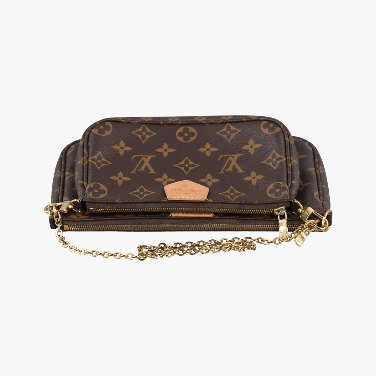 Pre-owned Louis Vuitton MULTI POCHETTE ACCESSOIRES brown×khaki Monogram Canvas M44813 shoulderbag | stylenewstar