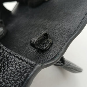 Pre-owned Balenciaga Hourglass Black Leather  shoulderbag | stylenewstar