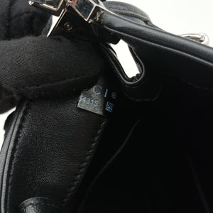 Pre-owned Gucci Horsebit Slim Black Leather 764191 shoulderbag | stylenewstar
