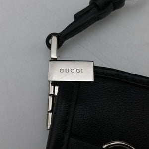 Pre-owned Gucci Horsebit Slim Black Leather 764191 shoulderbag | stylenewstar