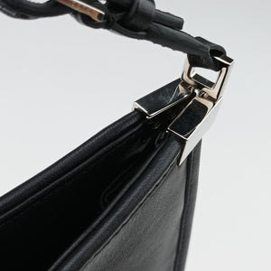 Pre-owned Gucci Horsebit Slim Black Leather 764191 shoulderbag | stylenewstar