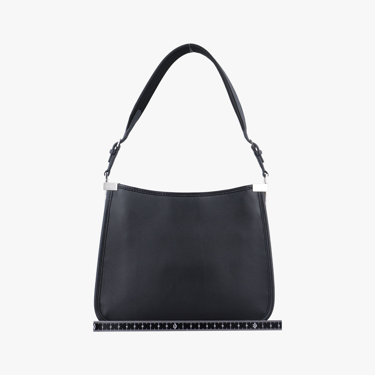 Pre-owned Gucci Horsebit Slim Black Leather 764191 shoulderbag | stylenewstar