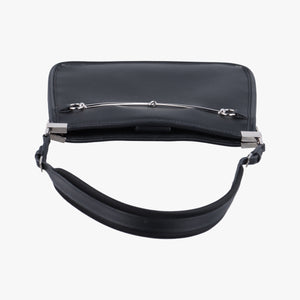 Pre-owned Gucci Horsebit Slim Black Leather 764191 shoulderbag | stylenewstar