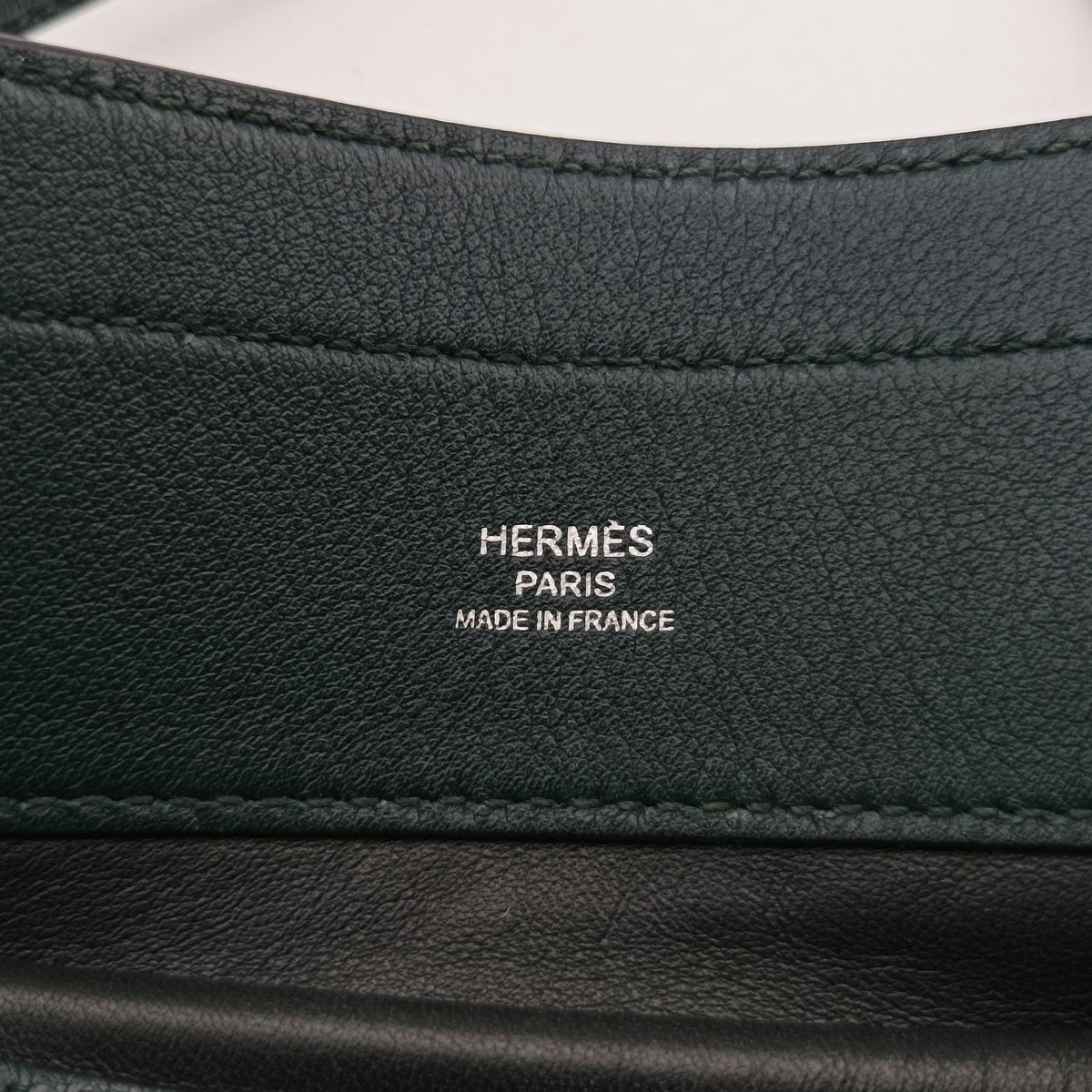 Pre-owned Hermes Sac Aline mini Green leather  shoulderbag | stylenewstar