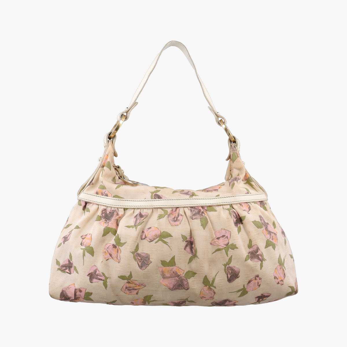 Pre-owned Fendi Chef Perforated Charm Zucca Print Multicolour Canvas × Leather 8BR448 shoulderbag | stylenewstar