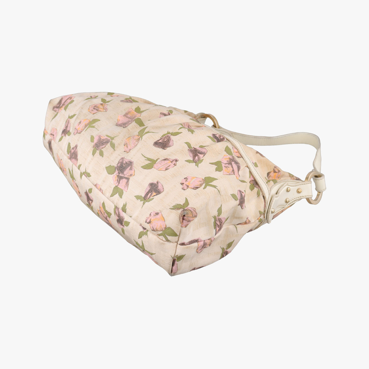 Pre-owned Fendi Chef Perforated Charm Zucca Print Multicolour Canvas × Leather 8BR448 shoulderbag | stylenewstar