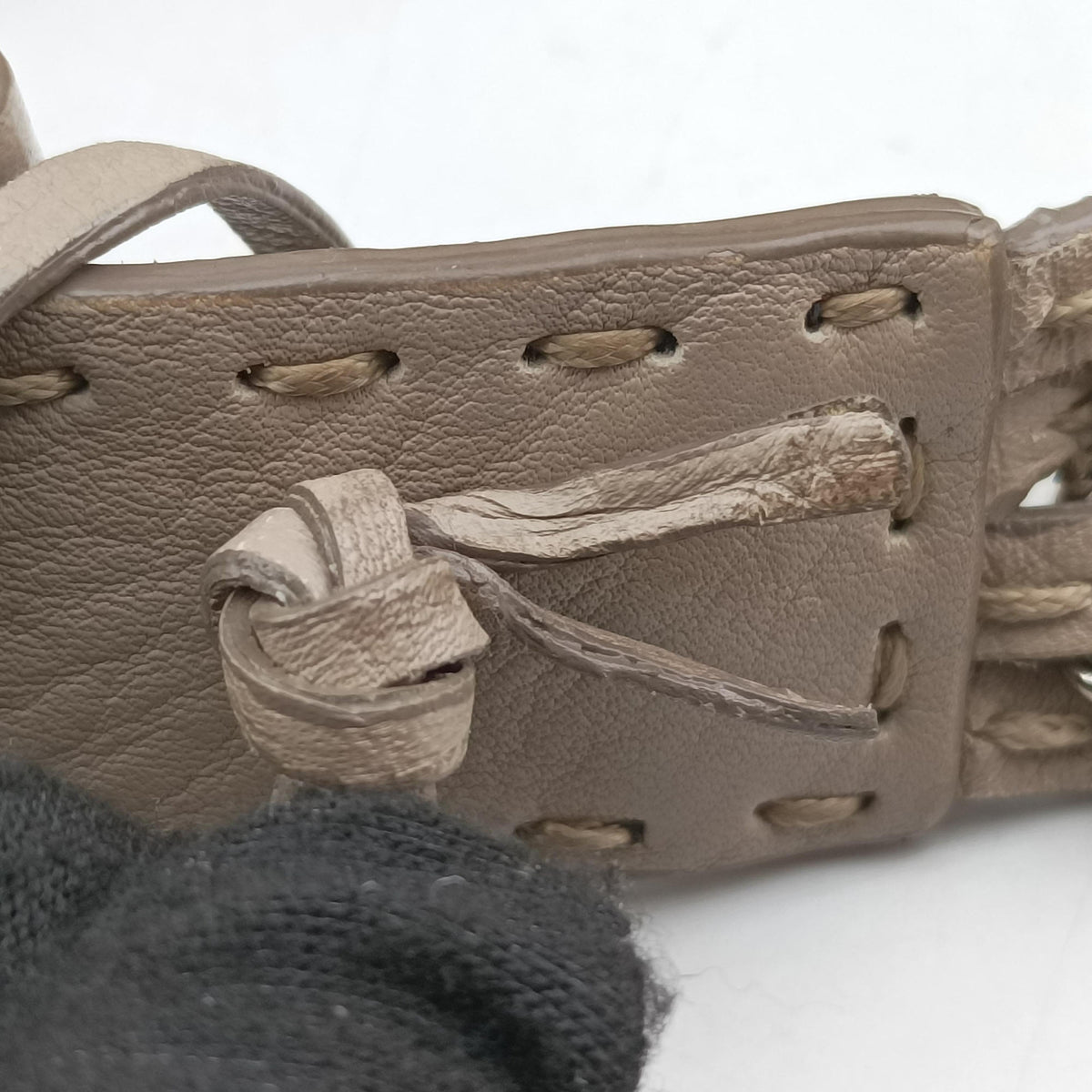 Secondhand Christian Dior Selleria Beige Leather 8BR420 shoulderbag | stylenewstar
